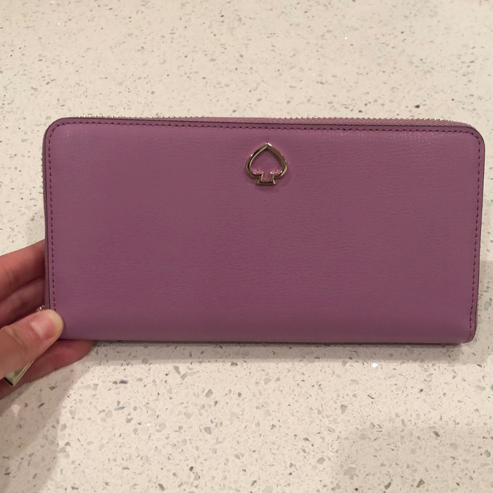 Pastel purple Kate Spade wallet!